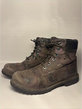 Timberland 6" Premium Boot Iridescent Camo A25E3 Black Purple Women’s Size 8.5